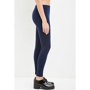 BLUE LEGGINGS FOREVER 21.  ***Never worn***